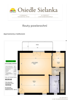 Apartament, 90,40 m², 3 pokoje, 1 piętro, oferta nr apartament z balkonem 3 pok.