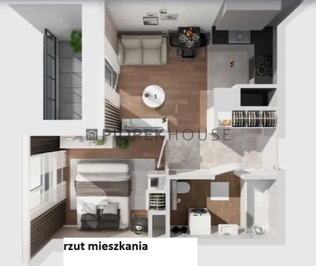 Mieszkanie 34,82 m², piętro 9, oferta nr , 64558/6624/OMS, Warszawa, Mokotów, Mokotów, św. Bonifacego-idx