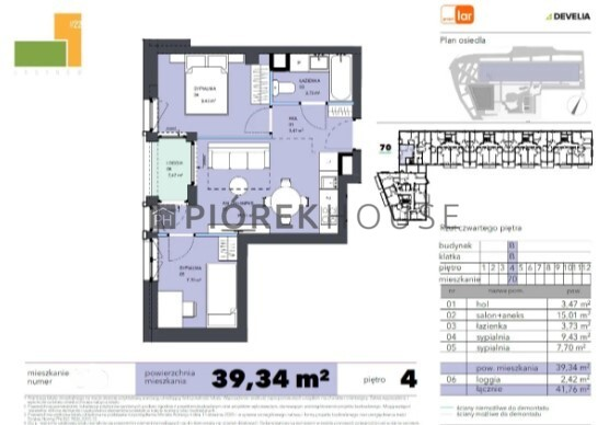 Mieszkanie 39,34 m², piętro 4, oferta nr , 64415/6624/OMS, Warszawa, Ursynów, Ursynów, Józefa Feliksa Ciszewskiego-idx