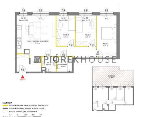 Mieszkanie 85,41 m², parter, oferta nr , 65498/6624/OMS, Warszawa, Białołęka, Białołęka, Mańkowska-idx