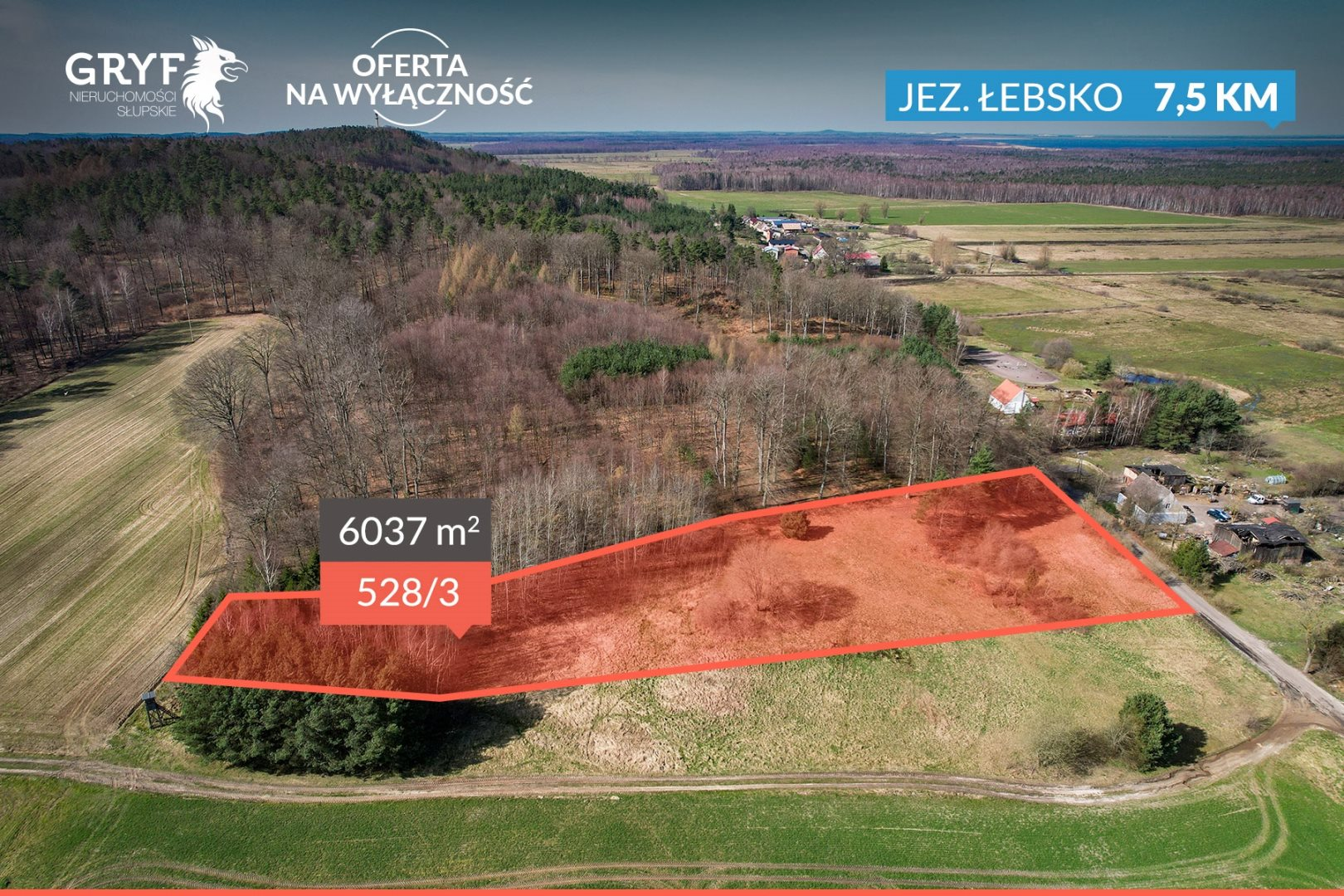 Działka 6 037,00 m², oferta nr , GRS-GS-2507, Główczyce-idx