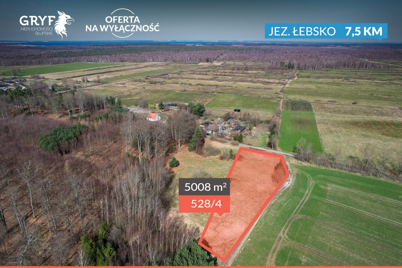 Działka 5 008,00 m², oferta nr , GRS-GS-2506, Główczyce-idx