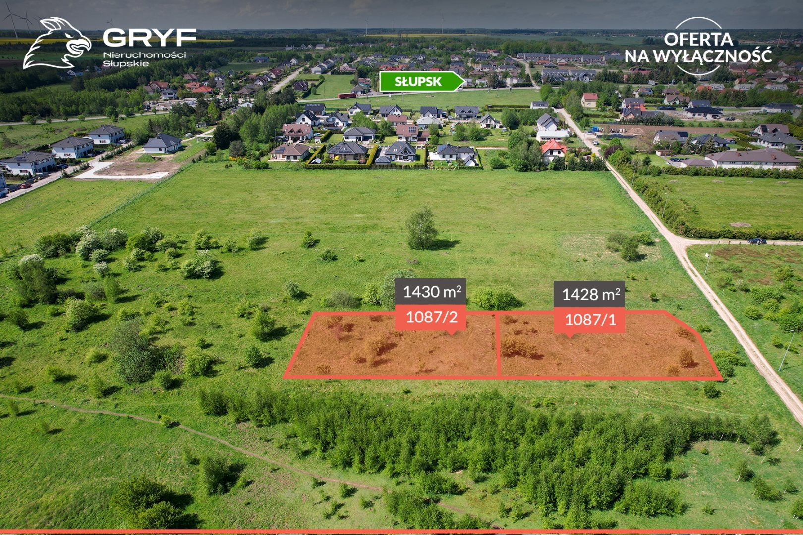 Działka 1 430,00 m², oferta nr , GRS-GS-2563, Kobylnica-idx