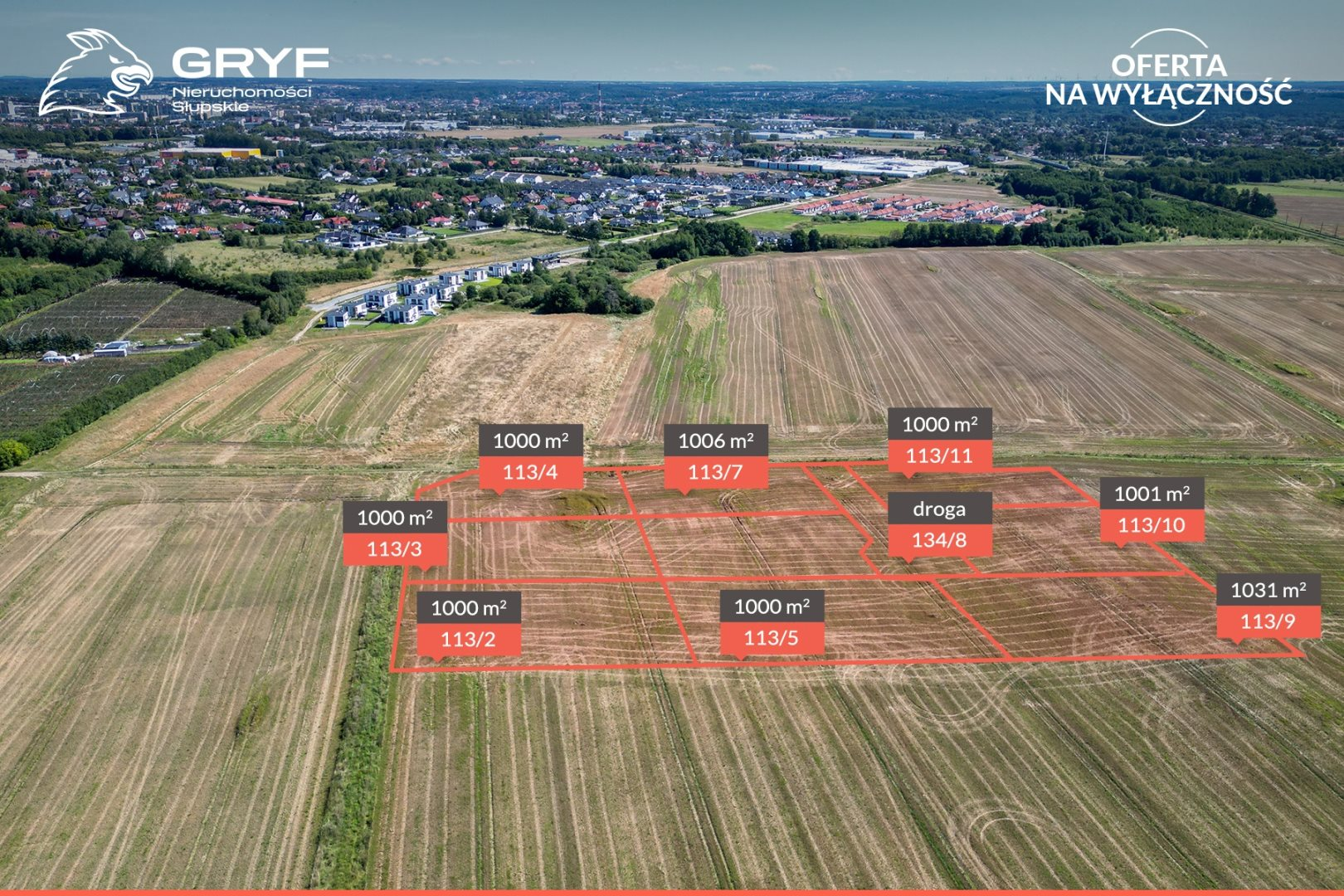 Działka 1 000,00 m², oferta nr , GRS-GS-2664, Kobylnica-idx