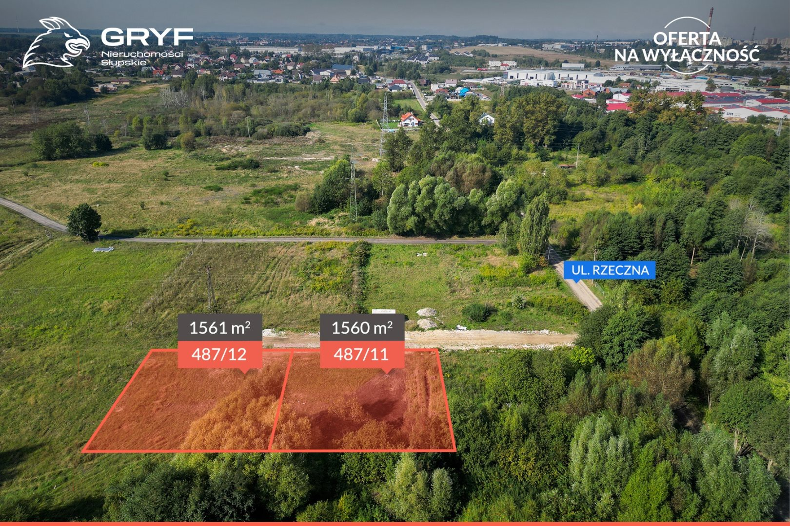 Działka 1 560,00 m², oferta nr , GRS-GS-2688, Kobylnica-idx