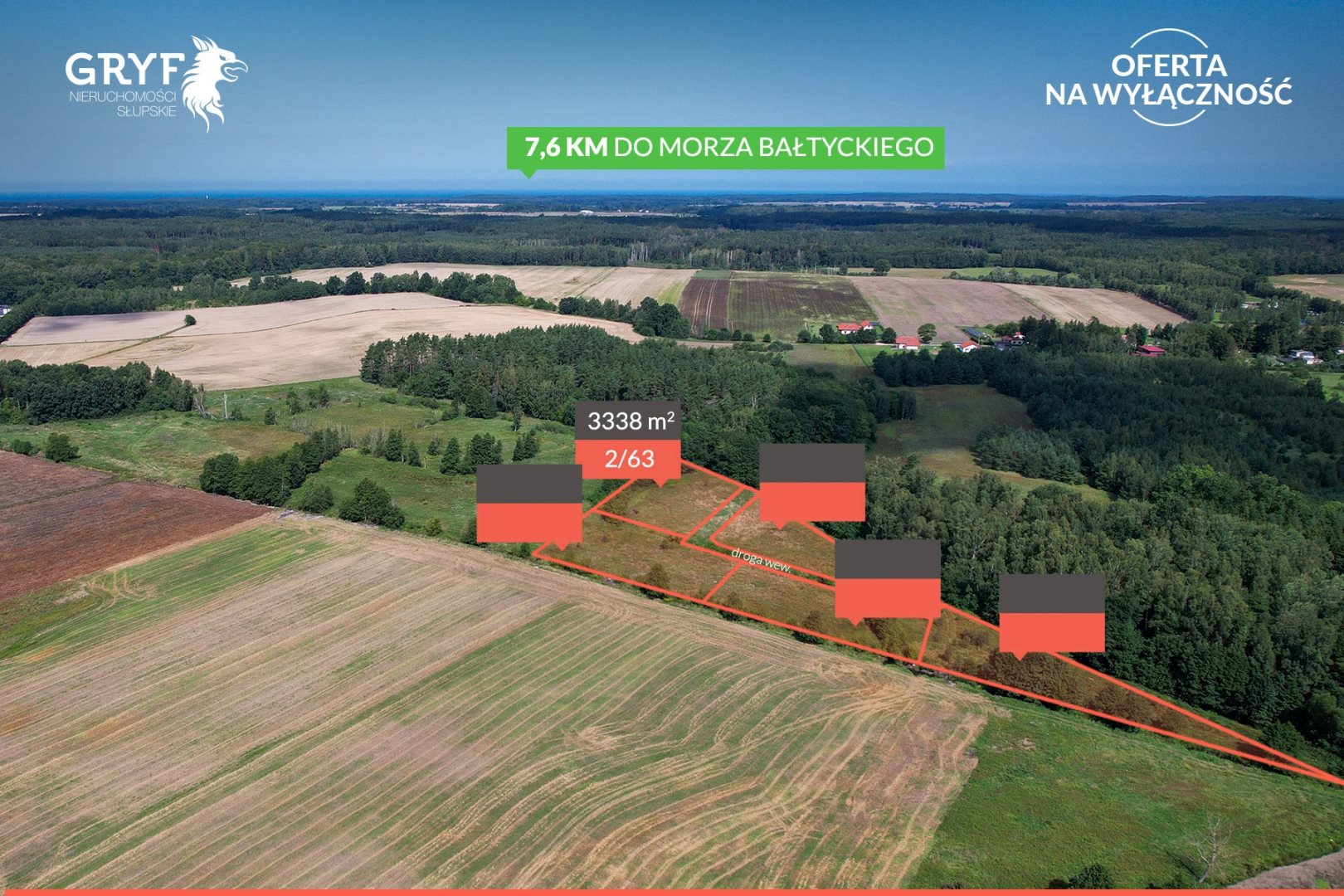 Działka 3 338,00 m², oferta nr , GRS-GS-2301, Ustka, Nadrzeczna-idx