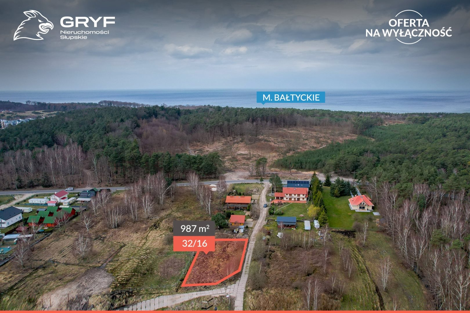 Działka 987,00 m², oferta nr , GRS-GS-2549, Ustka-idx