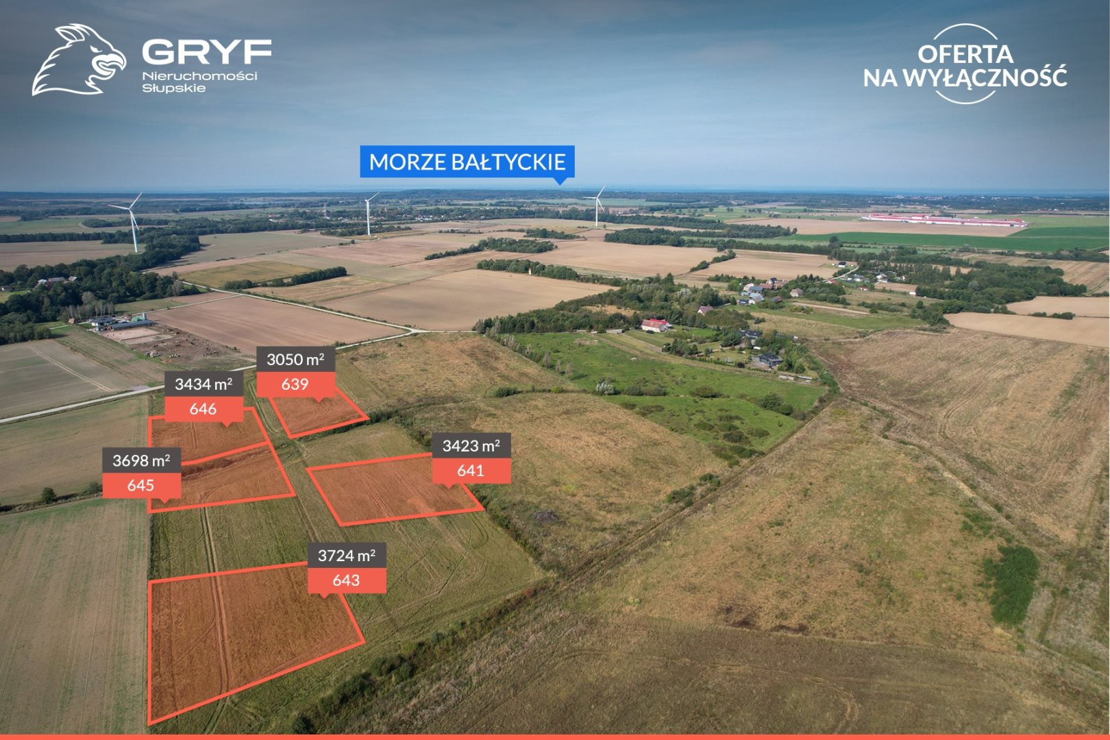 Działka 3 050,00 m², oferta nr , GRS-GS-2694, Ustka-idx