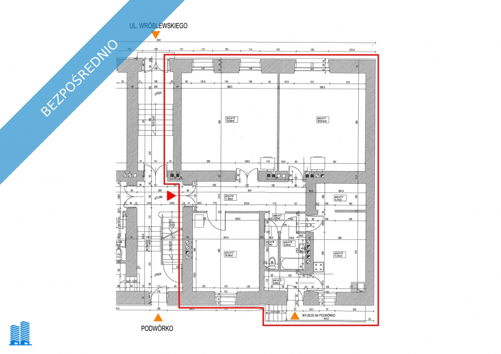 Mieszkanie 123,00 m², parter, oferta nr , 30453, Kraków, Stare Miasto, Stare Miasto, Zygmunta Wróblewskiego-idx