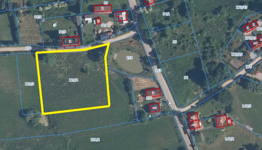 Działka 3 700,00 m², oferta nr , 2197, Kozłowo-idx