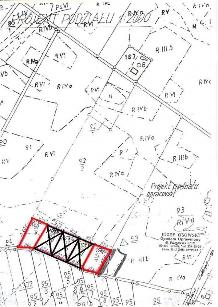 Działka 1 770,00 m², oferta nr , 18484, Bysław-idx