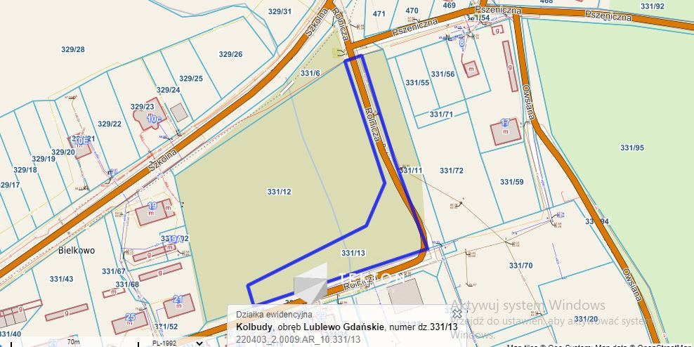 Działka 3 205,00 m², oferta nr , TC497997, Lublewo Gdańskie, Szkolna-idx