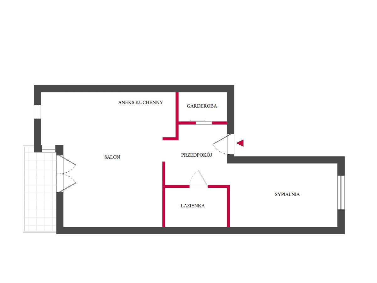 Mieszkanie 57,30 m², piętro 1, oferta nr , TC328633, Łódź, Czahary-idx