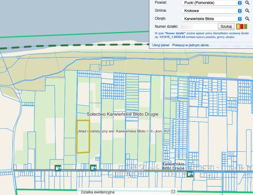 Działka 41 366,00 m², oferta nr , 257, Karwieńskie Błoto Drugie-idx