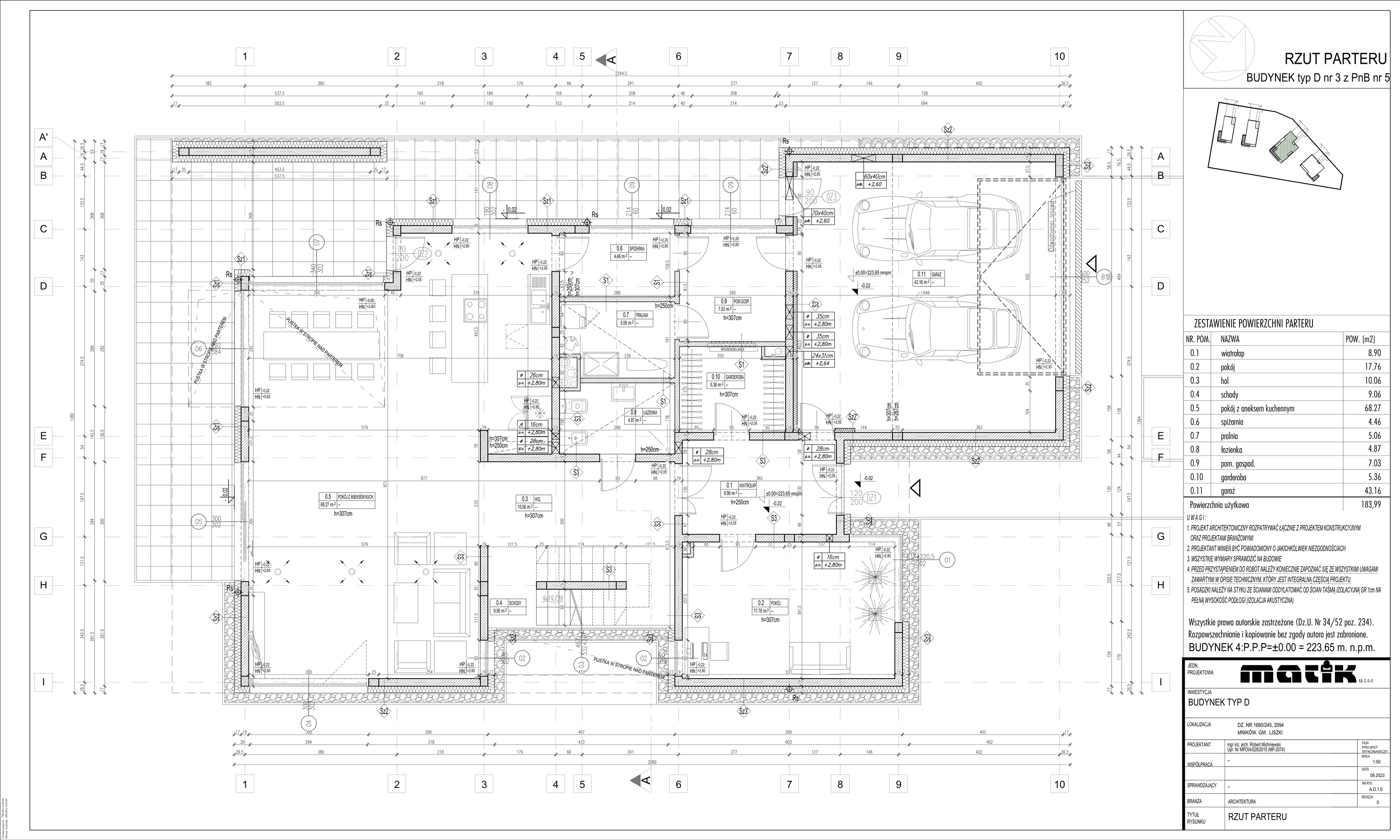 Dom 278,54 m², oferta nr Typ D, Mników Zielona Dolina, Mników-idx