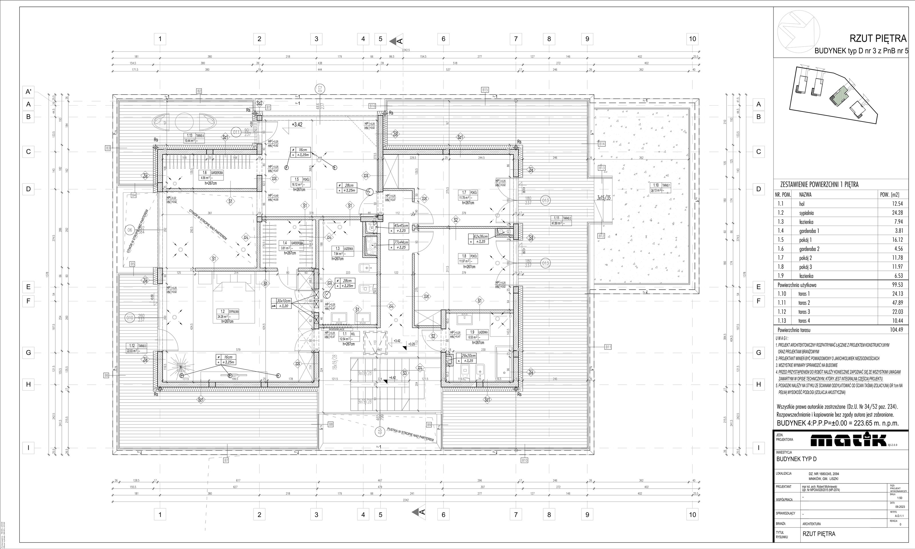 Dom 278,54 m², oferta nr Typ D, Mników Zielona Dolina, Mników-idx