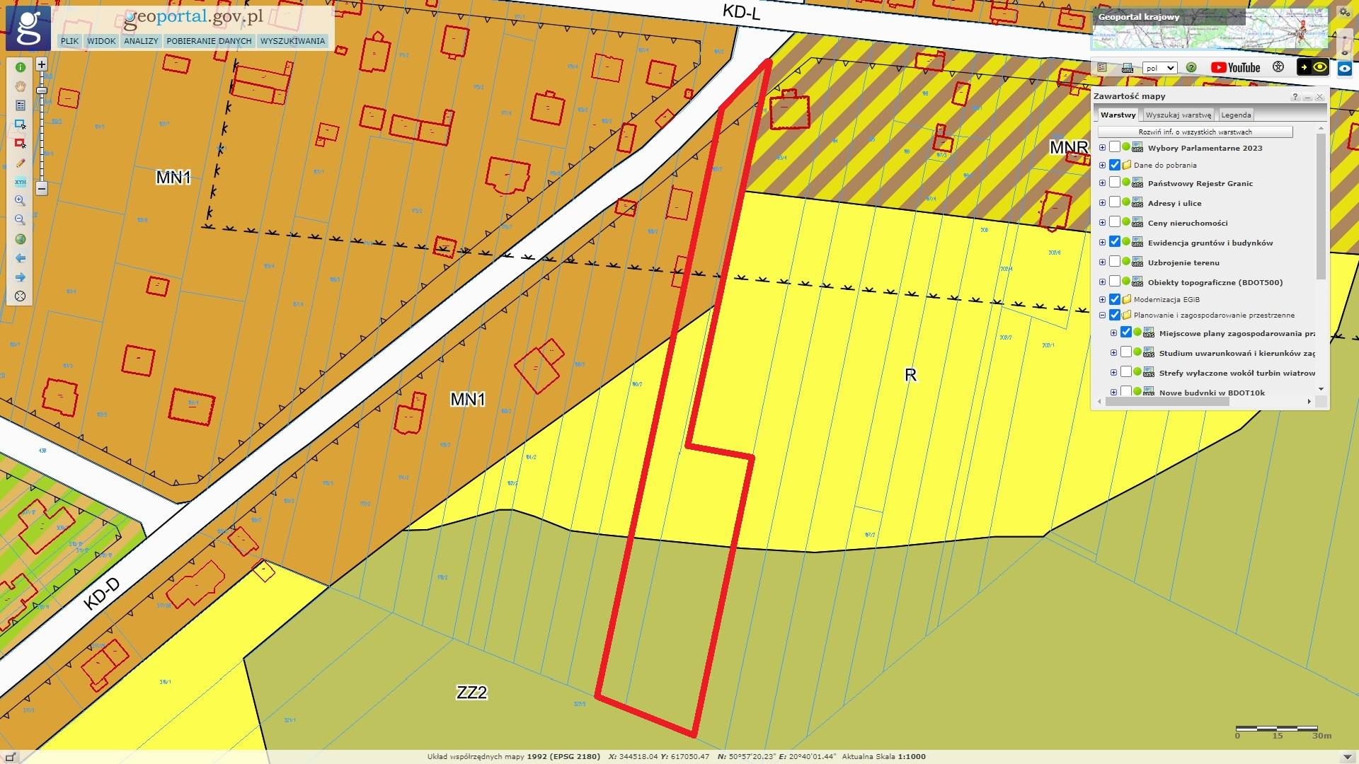 Działka 5 898,00 m², oferta nr , 9898332, Jaworze-idx