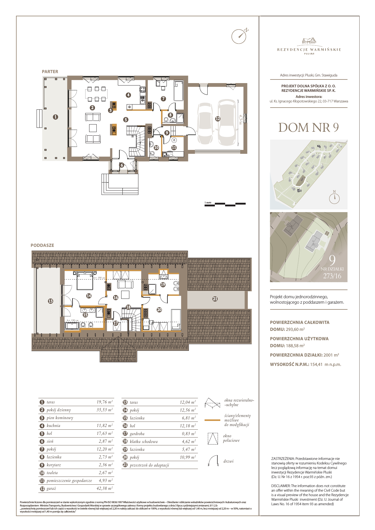 Dom 188,58 m², oferta nr 9, Rezydencje Warmińskie, Pluski, ul. Polna-idx