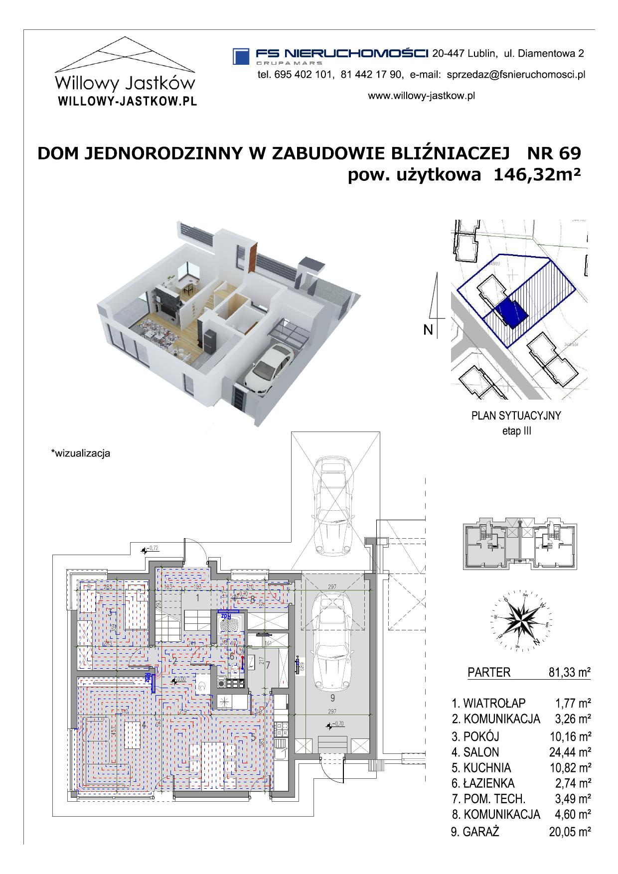 Dom 146,32 m², oferta nr 69, Osiedle Willowy Jastków, Jastków, Jastków 8-idx