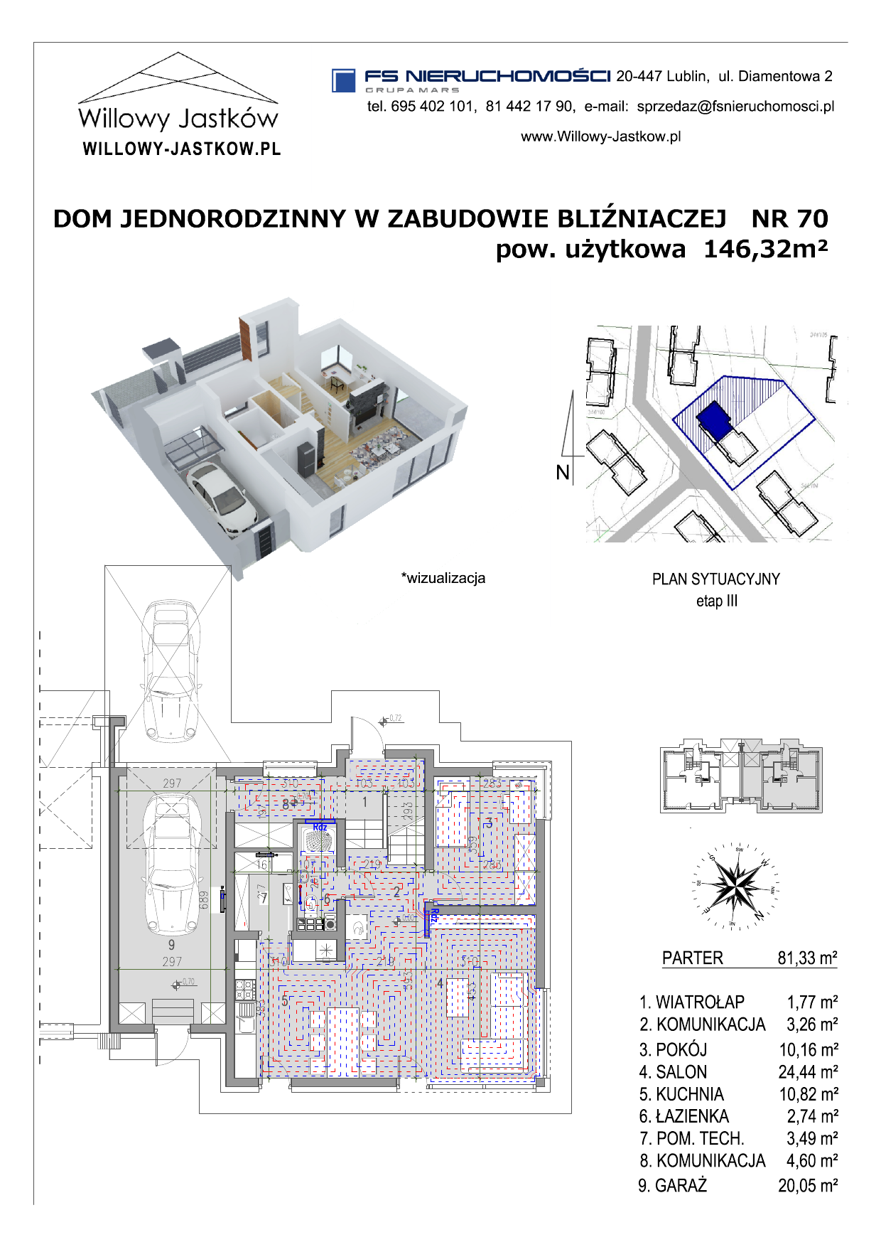 Dom 146,32 m², oferta nr 70, Osiedle Willowy Jastków, Jastków, Jastków 8-idx