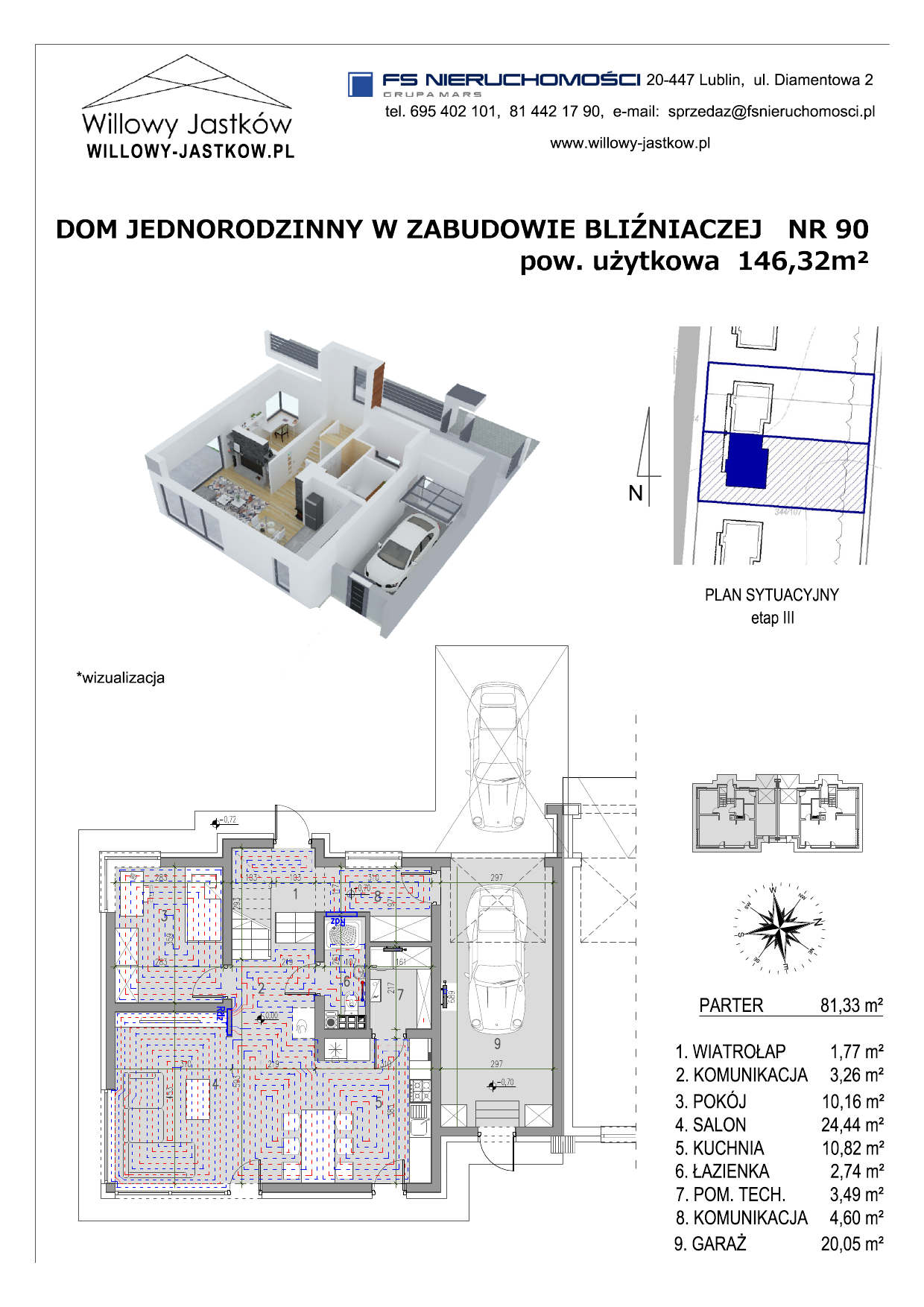 Dom 146,32 m², oferta nr 90, Osiedle Willowy Jastków, Jastków, Jastków 8-idx