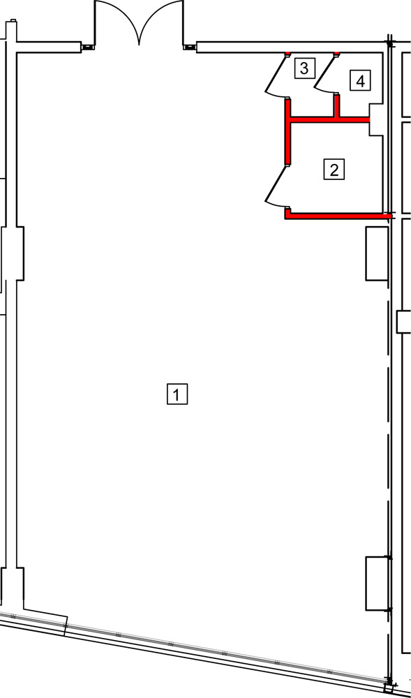 Lokal użytkowy 107,35 m², oferta nr P01B02, Sokolska 30 Towers - lokale użytkowe, Katowice, Śródmieście, ul. Sokolska 30-idx