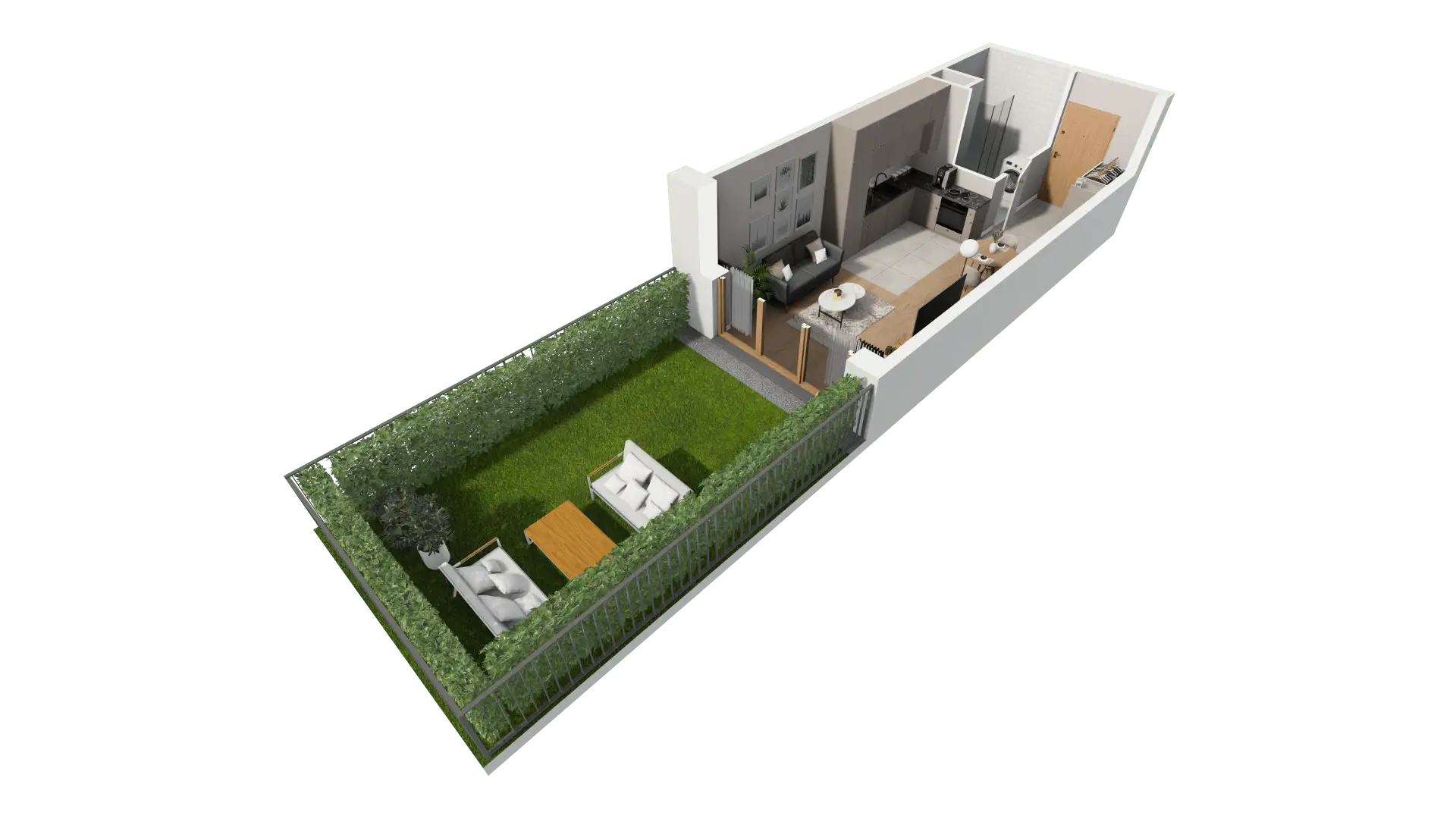 Mieszkanie 26,88 m², parter, oferta nr BII.0.M42, Przewóz 42 ATAL II, Kraków, Podgórze, Płaszów, ul. Przewóz 42-idx