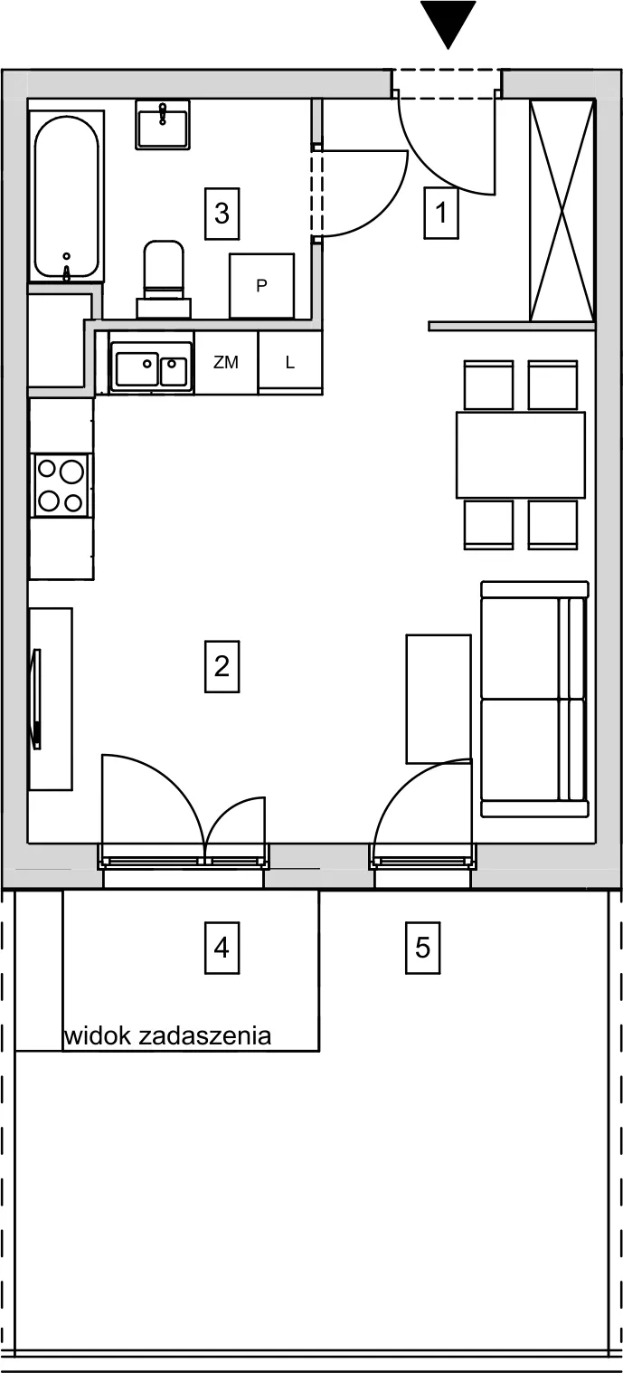 Mieszkanie 35,42 m², parter, oferta nr B5-K2-0-4, ATAL Strachowicka, Wrocław, Żerniki, Fabryczna, ul. Strachowicka-idx