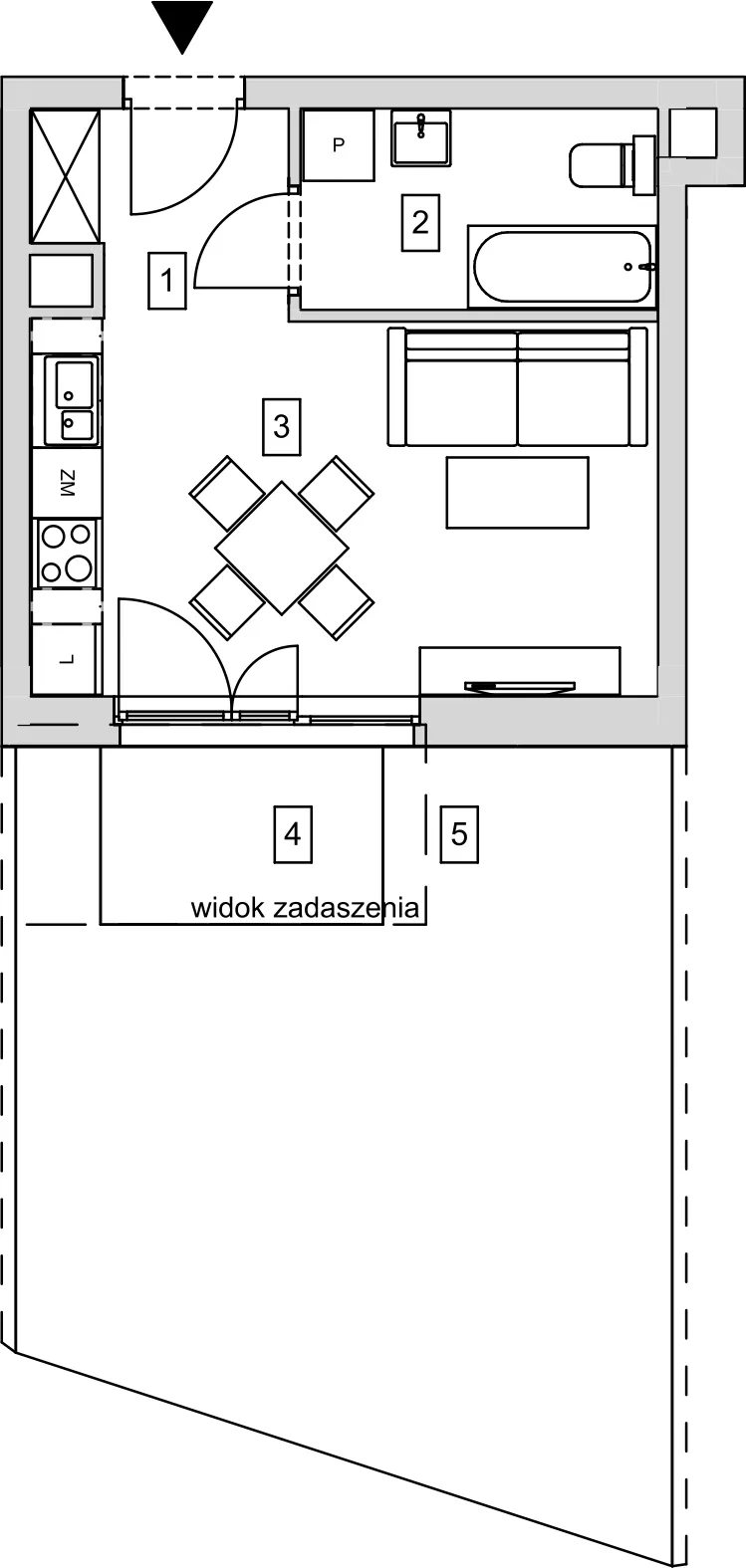 Mieszkanie 25,44 m², parter, oferta nr B9-K1-0-3, ATAL Strachowicka, Wrocław, Żerniki, Fabryczna, ul. Strachowicka-idx