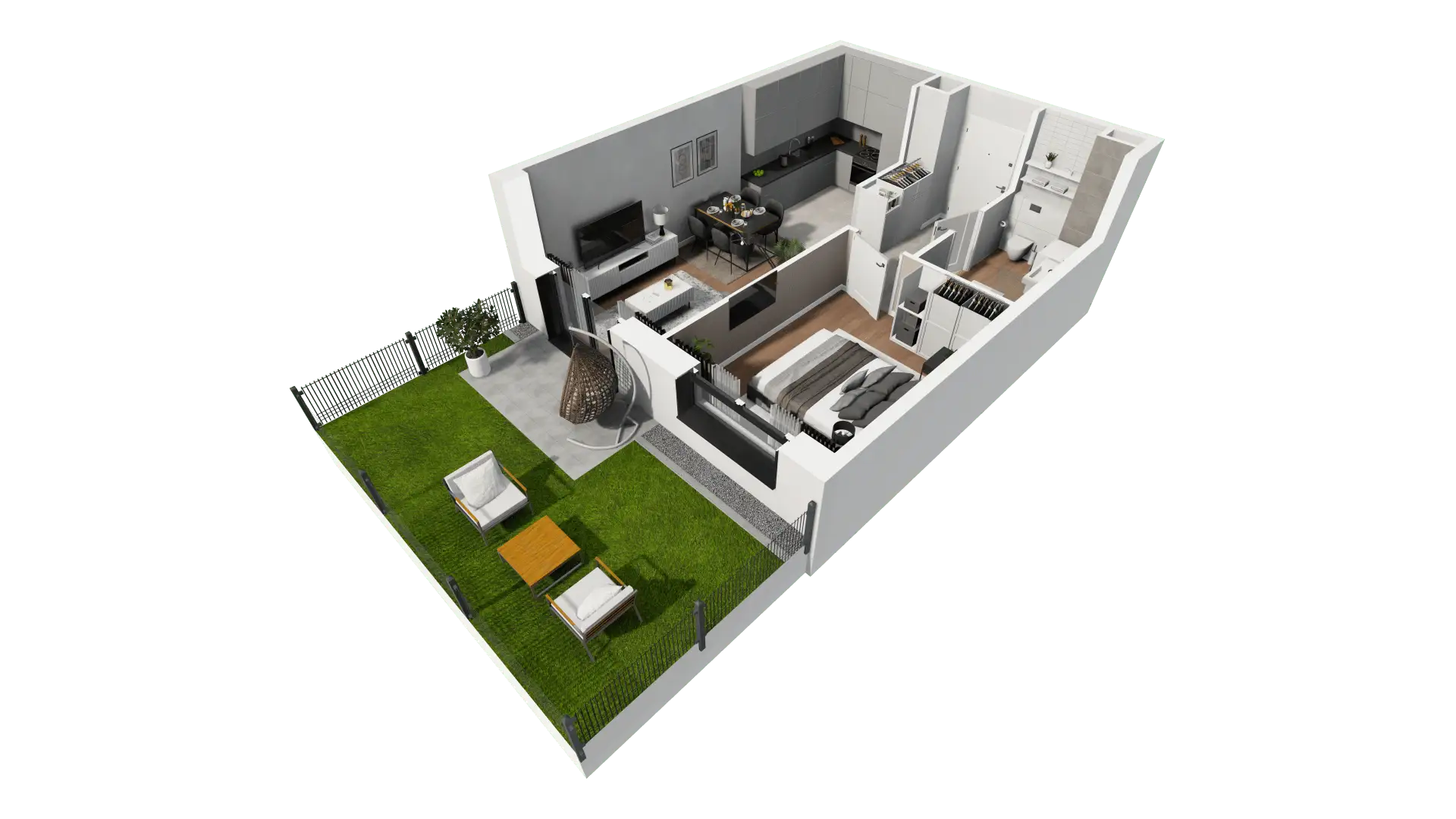 Mieszkanie 41,62 m², parter, oferta nr 3.0.9, ATAL Apollina II, Kowale, ul. Apollina-idx