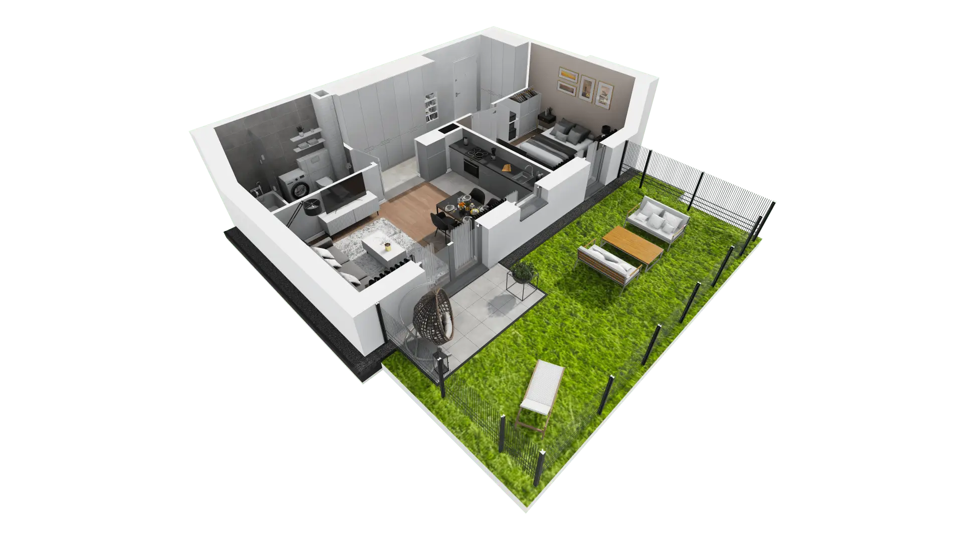 Mieszkanie 46,31 m², parter, oferta nr A0-01, ATAL Apollina, Kowale, ul. Apollina-idx