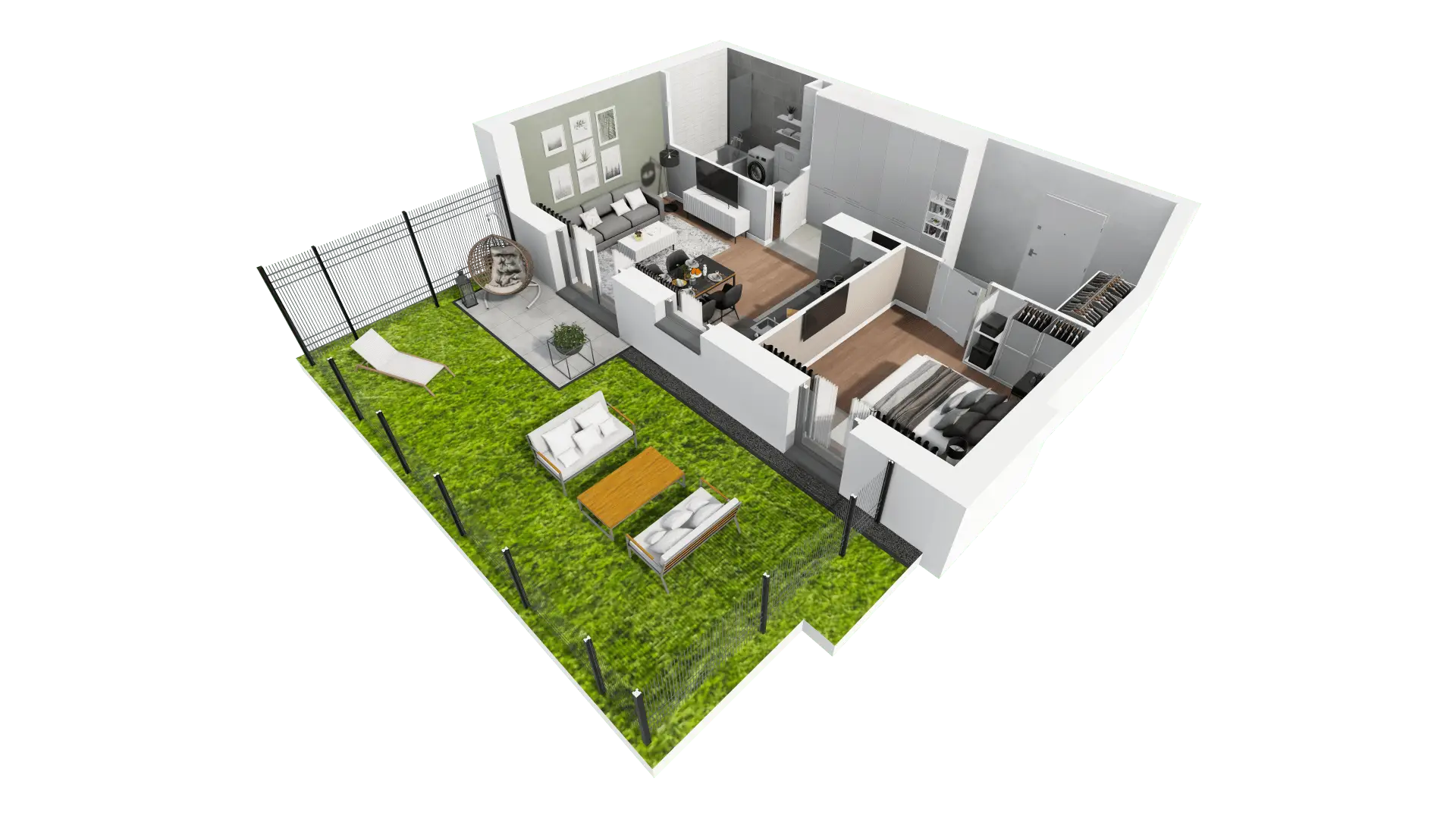 Mieszkanie 46,31 m², parter, oferta nr A0-01, ATAL Apollina, Kowale, ul. Apollina-idx