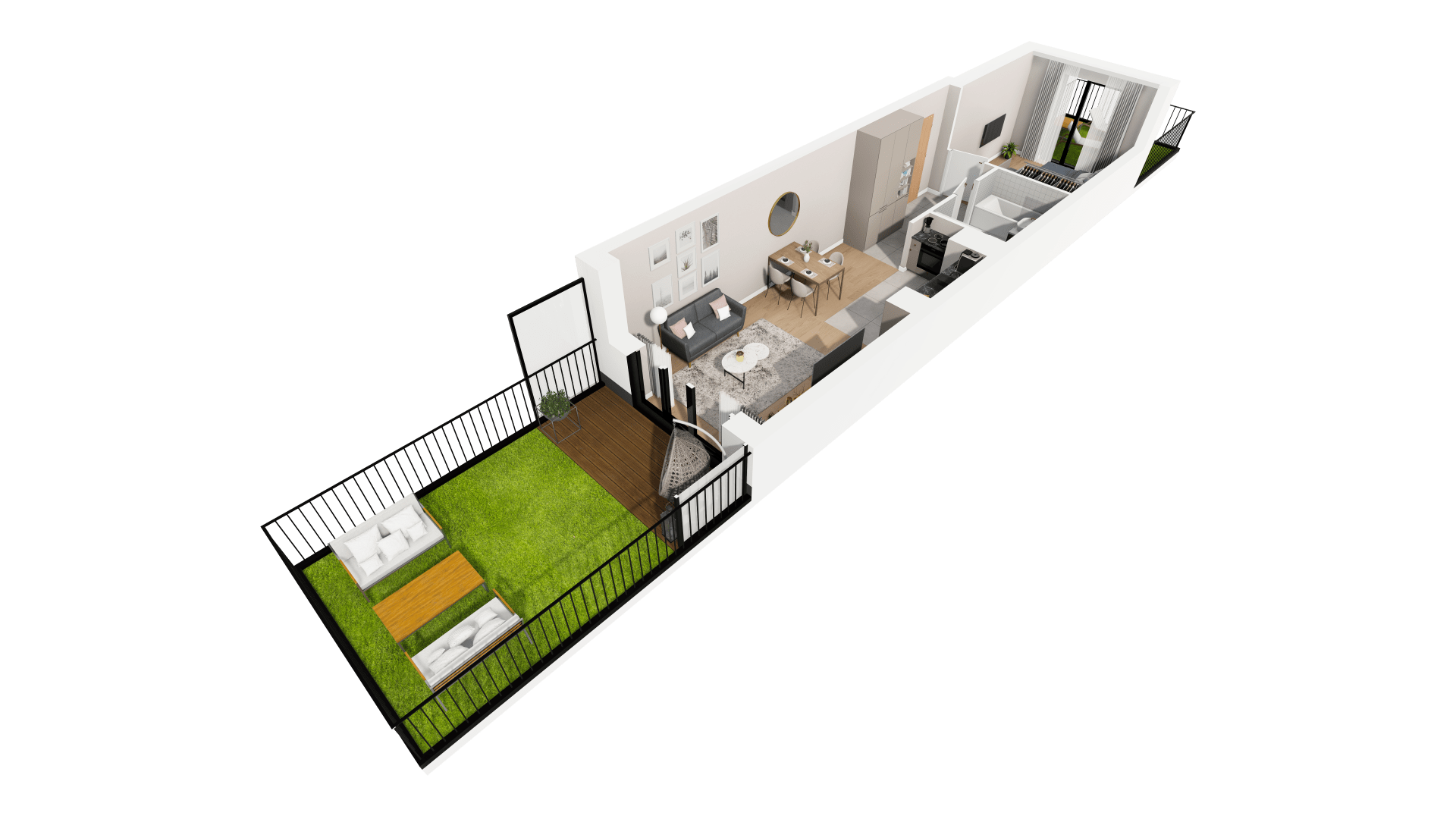 Mieszkanie 43,22 m², parter, oferta nr B5-K1-0-1, Żerniki Na Novo, Wrocław, Żerniki, ul. Maxa Berga-idx