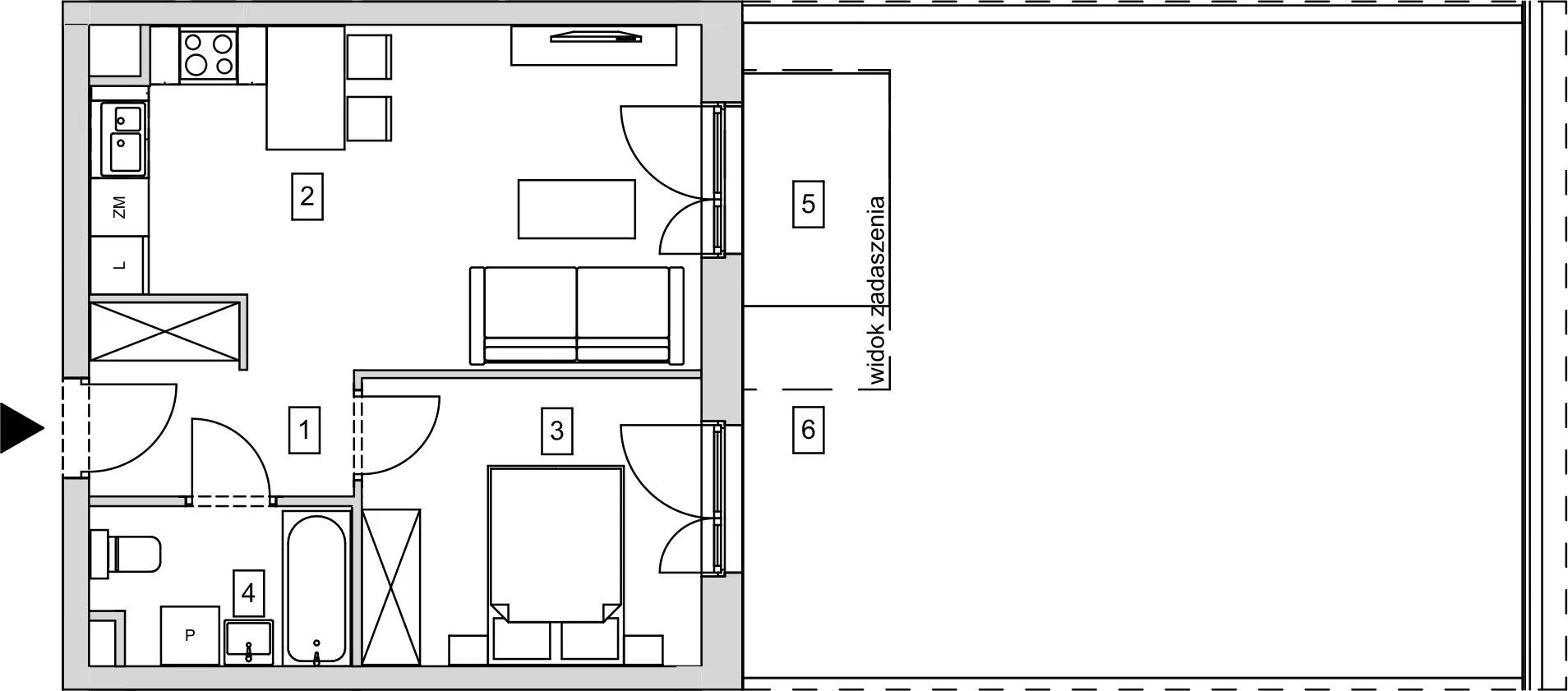 Mieszkanie 39,66 m², parter, oferta nr B10-K1-0-1, ATAL Strachowicka, Wrocław, Żerniki, Fabryczna, ul. Strachowicka-idx