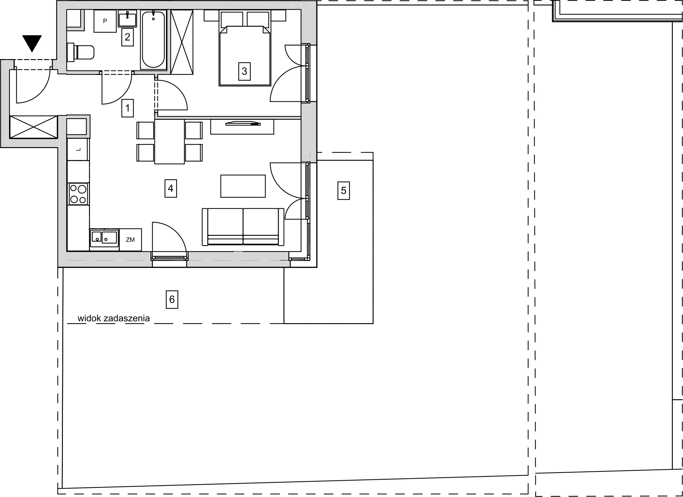 Mieszkanie 41,80 m², parter, oferta nr B10-K1-0-2, ATAL Strachowicka, Wrocław, Żerniki, Fabryczna, ul. Strachowicka-idx