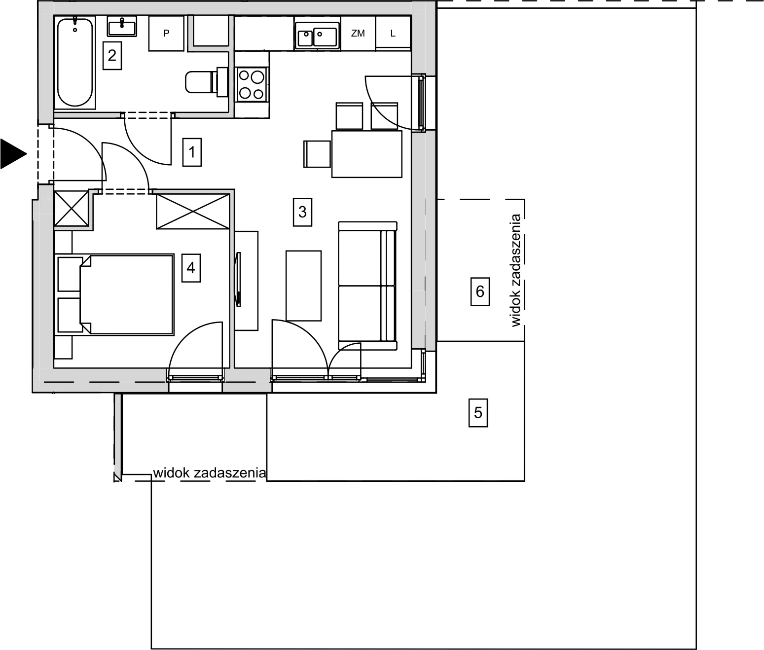 Mieszkanie 35,33 m², parter, oferta nr B11-K1-0-1, ATAL Strachowicka, Wrocław, Żerniki, Fabryczna, ul. Strachowicka-idx