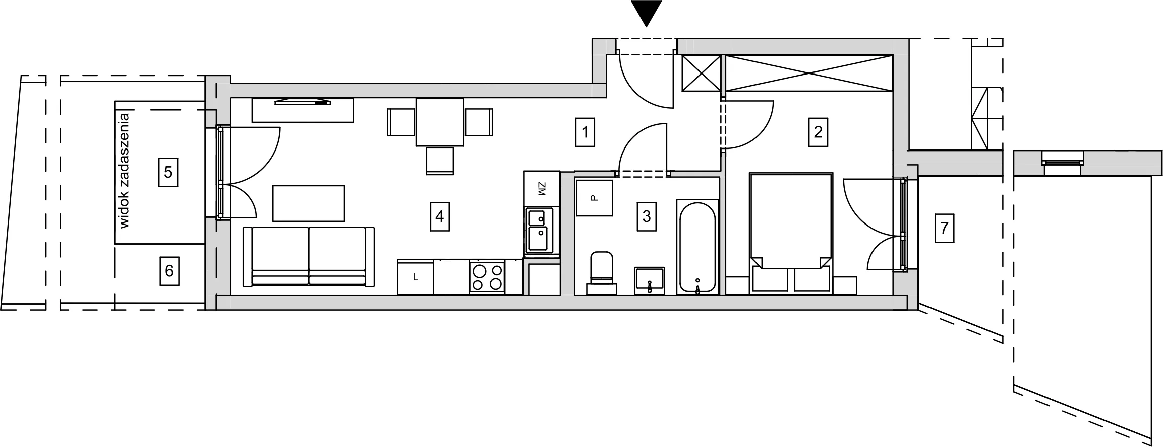 Mieszkanie 38,46 m², parter, oferta nr B9-K3-0-5, ATAL Strachowicka, Wrocław, Żerniki, Fabryczna, ul. Strachowicka-idx