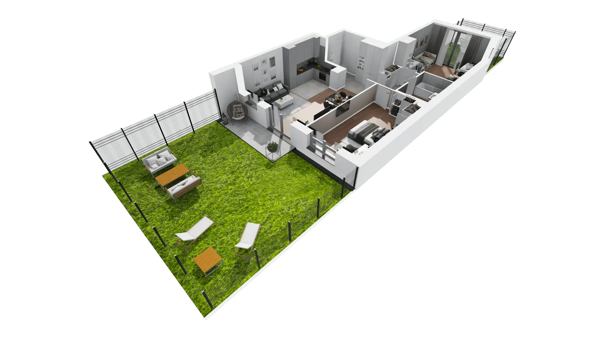 Mieszkanie 74,54 m², parter, oferta nr B0-02, ATAL Apollina, Kowale, ul. Apollina-idx