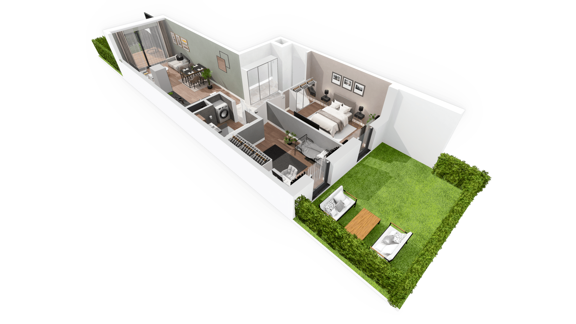 Mieszkanie 60,69 m², parter, oferta nr D4.C.0.1, Zacisze Marcelin, Poznań, Ławica, Marcelin, ul. Leśnych Skrzatów-idx