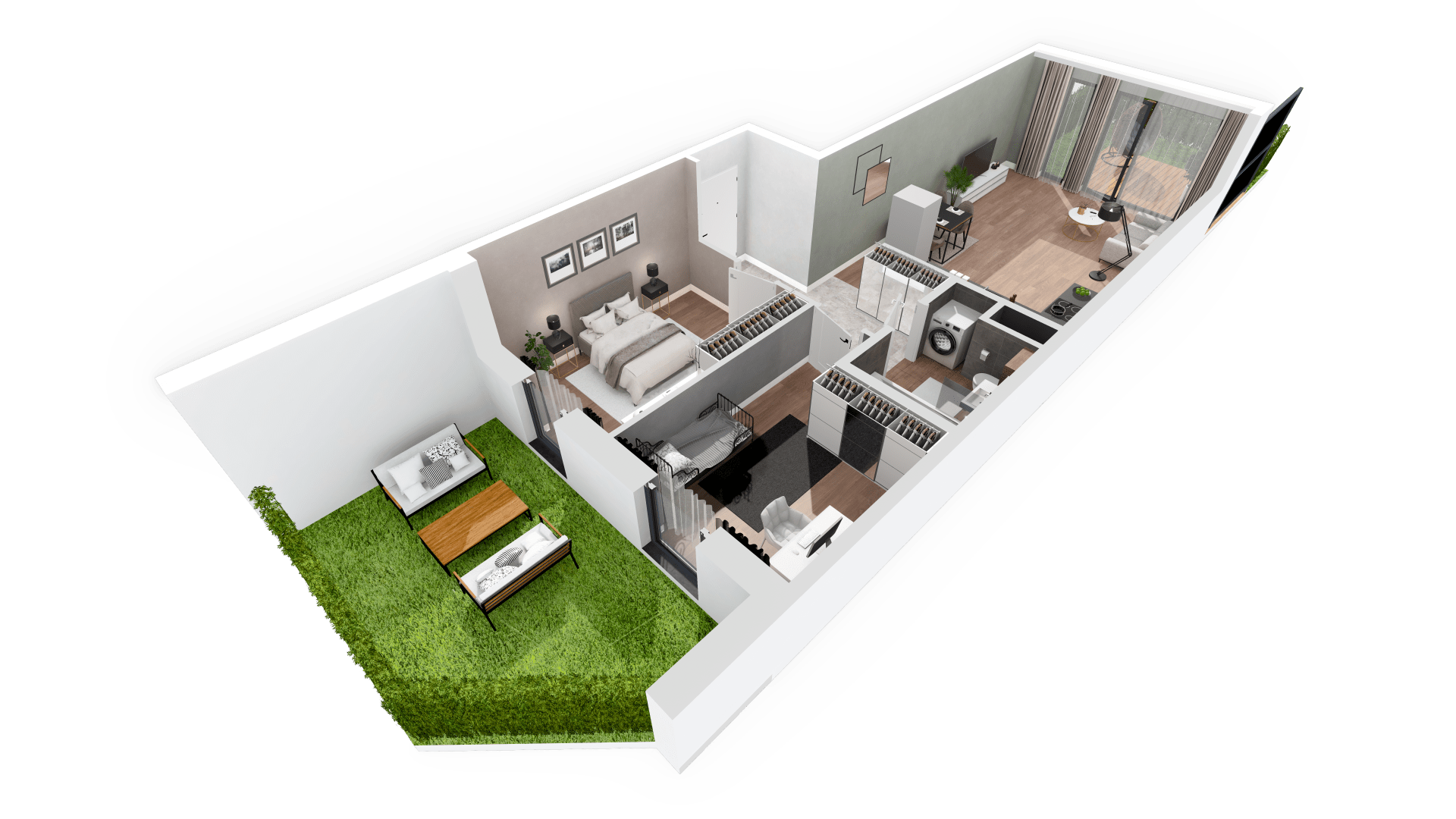 Mieszkanie 64,95 m², parter, oferta nr D5.A.0.4, Zacisze Marcelin, Poznań, Ławica, Marcelin, ul. Leśnych Skrzatów-idx