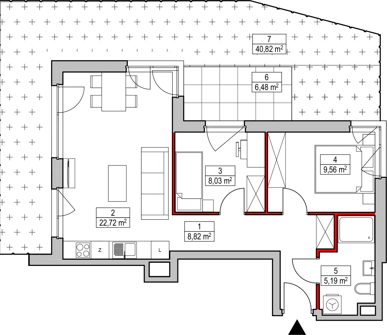 Mieszkanie 54,32 m², parter, oferta nr D2.1.0.4, Nowy Targówek VI, Warszawa, Targówek, Targówek Mieszkaniowy, ul. Płosa 8-idx