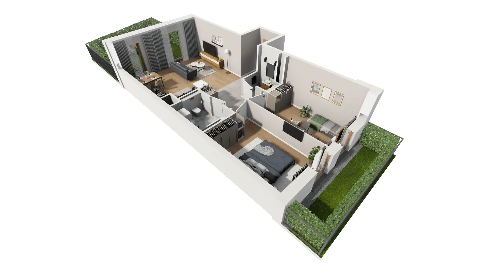 Mieszkanie 66,51 m², parter, oferta nr AI.0.M01, Przewóz 42 ATAL, Kraków, Podgórze, Płaszów, ul. Przewóz 42-idx