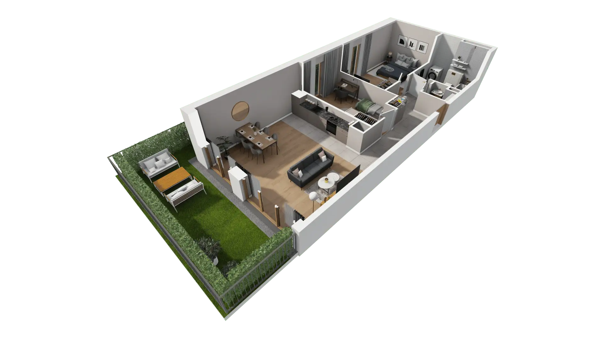 Mieszkanie 76,53 m², parter, oferta nr AI.0.M07, Przewóz 42 ATAL, Kraków, Podgórze, Płaszów, ul. Przewóz 42-idx