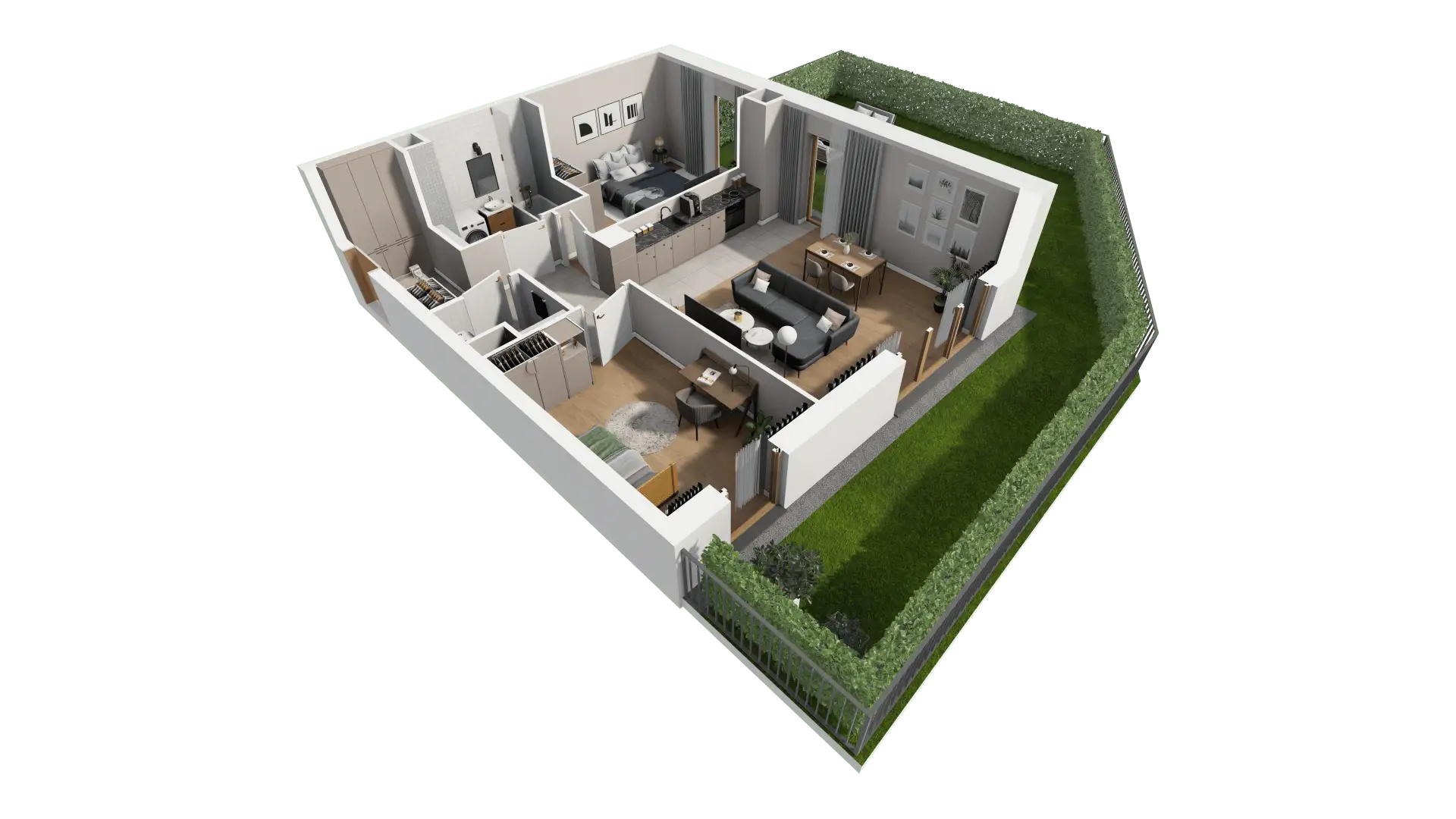 Mieszkanie 69,35 m², parter, oferta nr AIII.0.M83, Przewóz 42 ATAL, Kraków, Podgórze, Płaszów, ul. Przewóz 42-idx