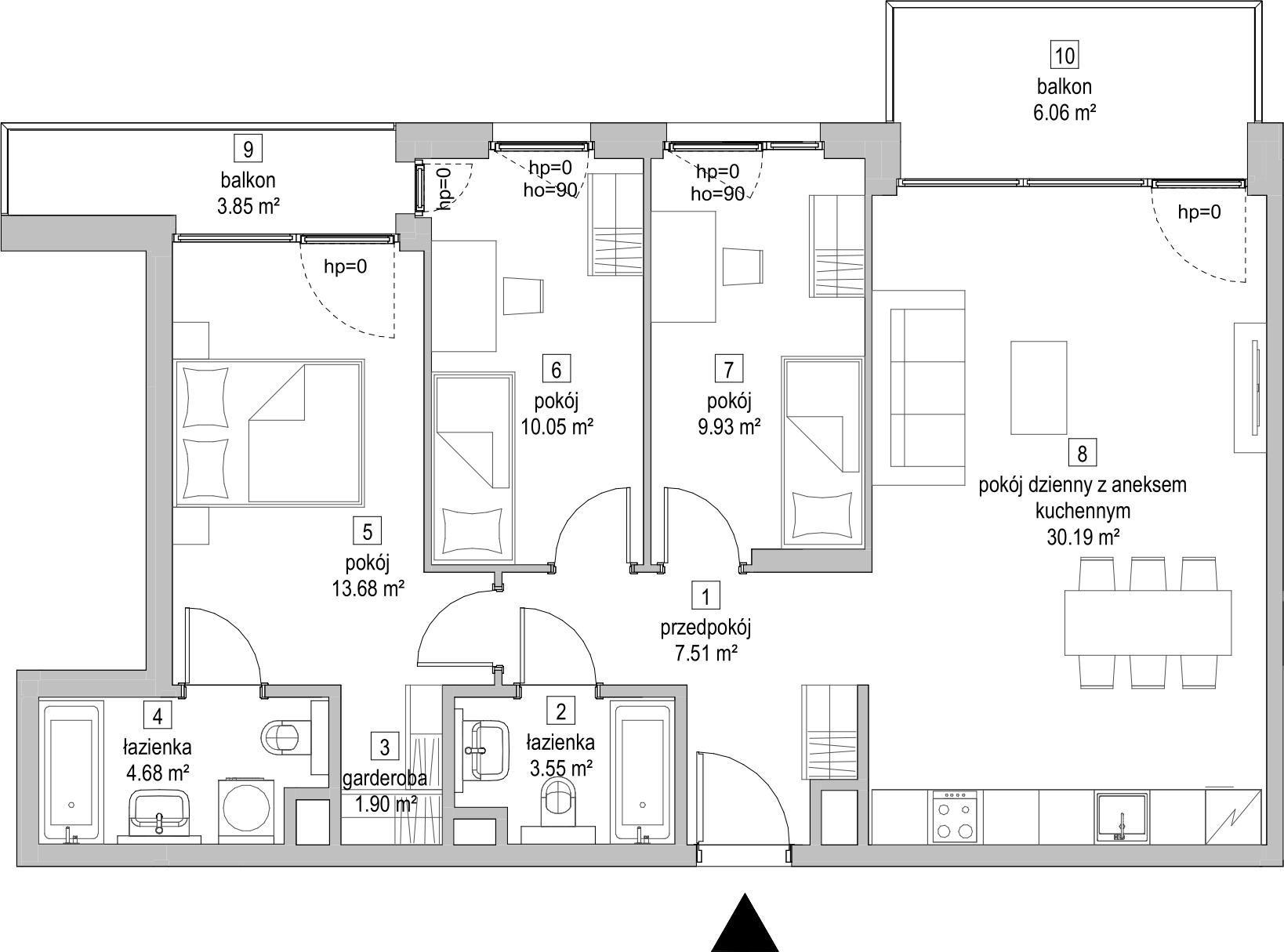 Mieszkanie 81,46 m², piętro 4, oferta nr D.4.1, ATAL Symbioza, Gdynia, Cisowa, ul. Kcyńska-idx