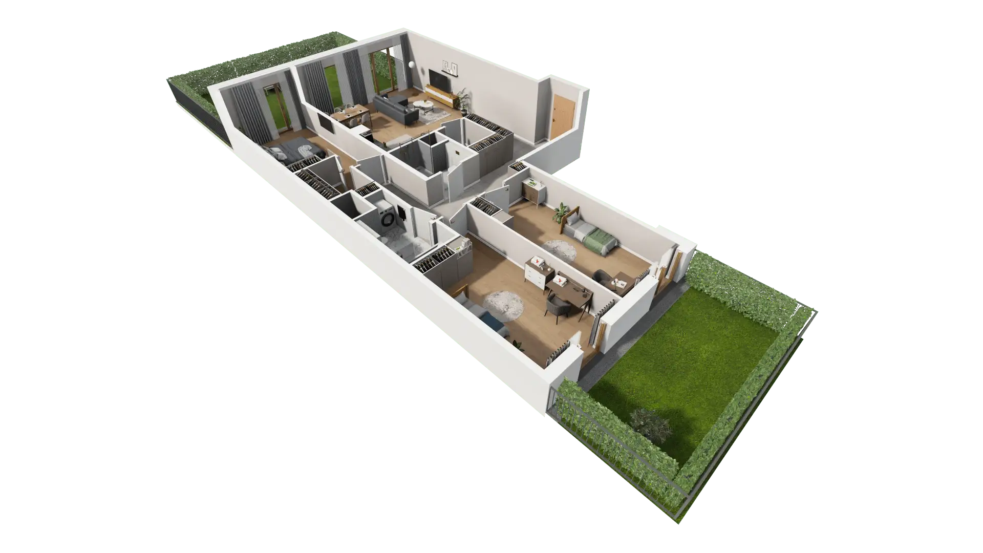 Mieszkanie 120,06 m², parter, oferta nr AIII.0.M79, Przewóz 42 ATAL, Kraków, Podgórze, Płaszów, ul. Przewóz 42-idx