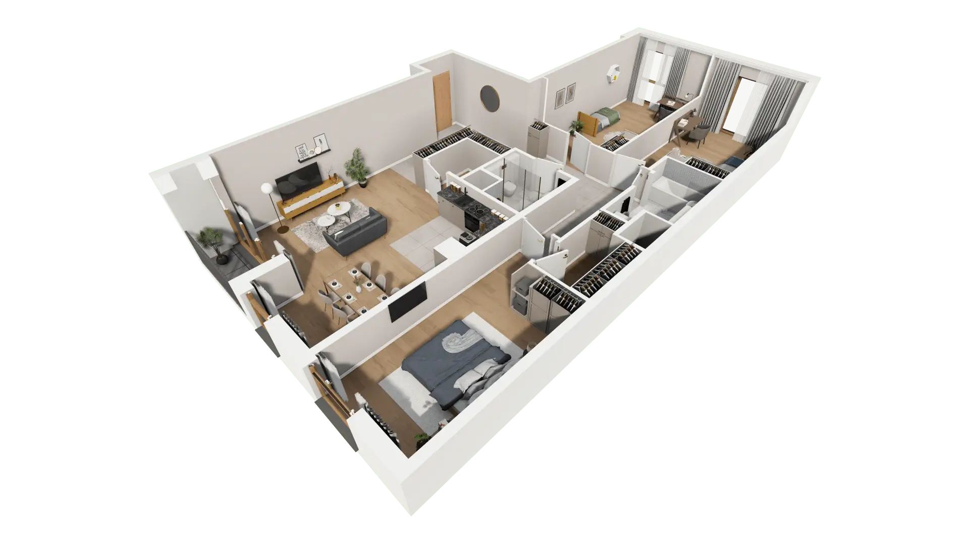 Mieszkanie 115,61 m², piętro 1, oferta nr AIII.1.M87, Przewóz 42 ATAL, Kraków, Podgórze, Płaszów, ul. Przewóz 42-idx