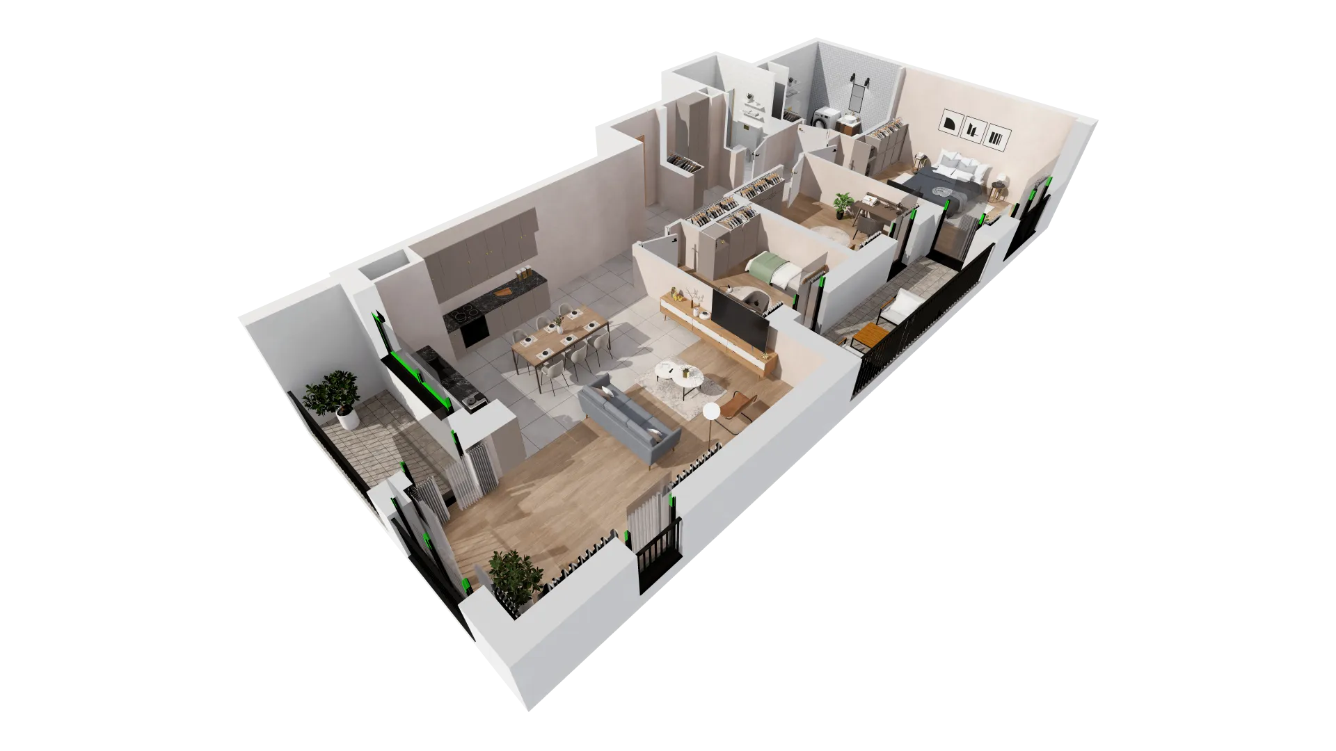 Mieszkanie 106,83 m², piętro 6, oferta nr B2-06-49B, Francuska Park, Katowice, Osiedle Paderewskiego-Muchowiec, Muchowiec, ul. Szybowcowa-idx