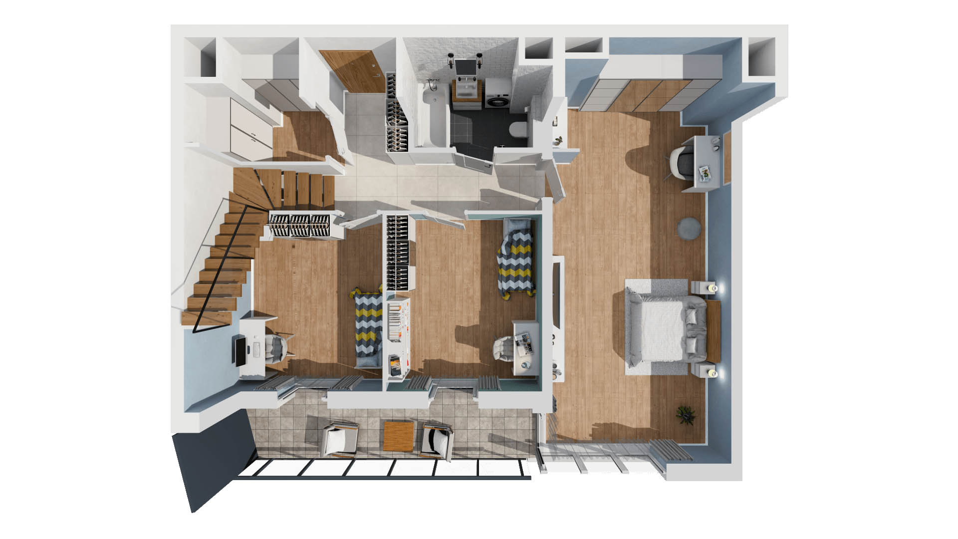 Mieszkanie 114,05 m², piętro 9, oferta nr m58b, Francuska Park, Katowice, Osiedle Paderewskiego-Muchowiec, Muchowiec, ul. Szybowcowa-idx