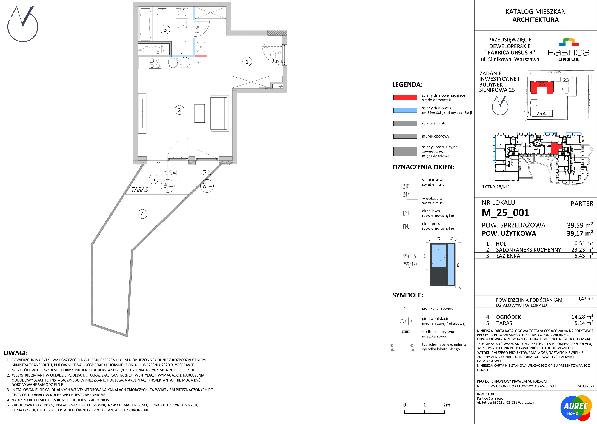 Mieszkanie 39,17 m², parter, oferta nr M_25_001, Fabrica URSUS - Etap B, Warszawa, Ursus, Szamoty, ul. Silnikowa 23, 25-idx